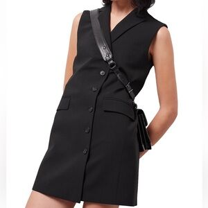 NWT! The Kooples Black Tailored Jacket Dress, Size 1 (US S)